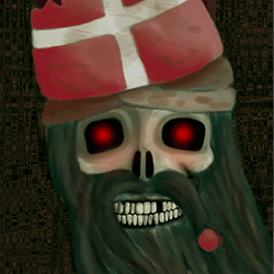 Skull painting